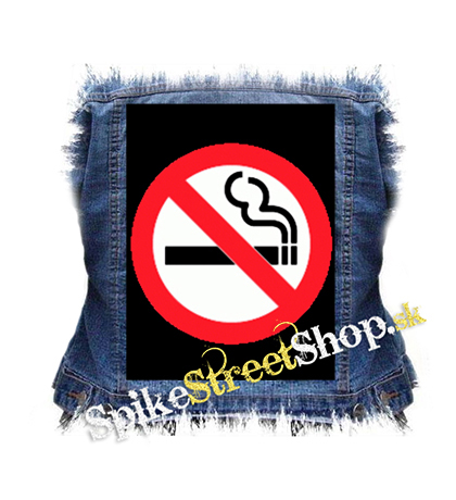 NO SMOKING - chrbtová nášivka