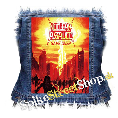 NUCLEAR ASSAULT - Game Over - chrbtová nášivka