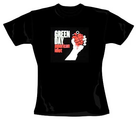 GREEN DAY - American Idiot - čierne dievčenské tričko