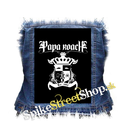 PAPA ROACH - Logo Crest - chrbtová nášivka