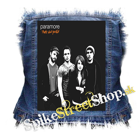 PARAMORE - That's What You Get - chrbtová nášivka