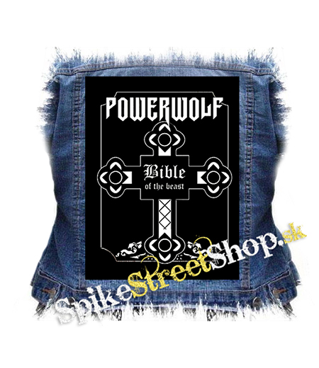 POWERWOLF - Bible Of The Beast - chrbtová nášivka