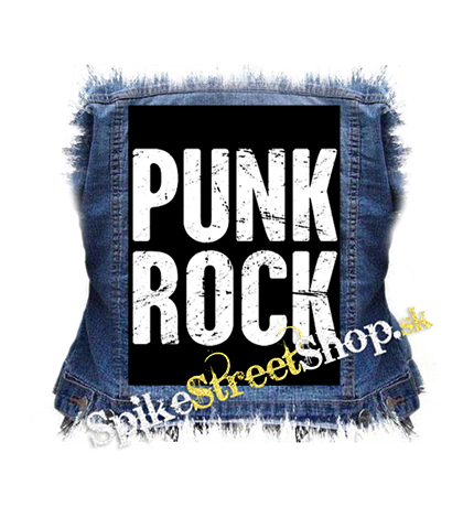 PUNKROCK - Logo Motív 2 - chrbtová nášivka