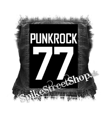 PUNKROCK 77 - Logo Motive 2 - chrbtová nášivka