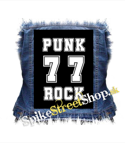PUNKROCK 77 - chrbtová nášivka