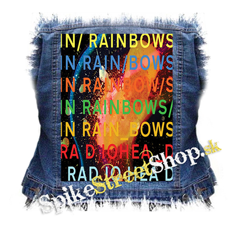 RADIOHEAD - In Rainbows - chrbtová nášivka