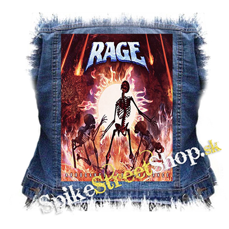 RAGE - Arrogance and Ignorance - chrbtová nášivka