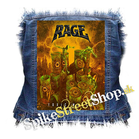 RAGE - Toxic Waves - chrbtová nášivka