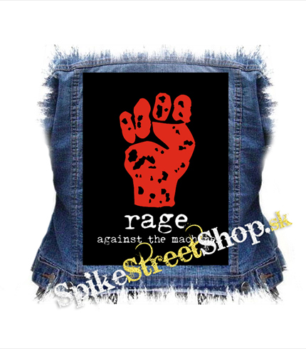 RAGE AGAINST THE MACHINE - Logo Paw - chrbtová nášivka