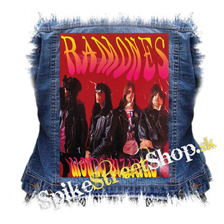RAMONES - Mondo Bizarro - chrbtová nášivka