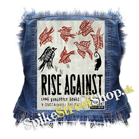 RISE AGAINST - Long Forgotten Songs - chrbtová nášivka