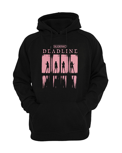 BLACKPINK - Deadline - čierna detská mikina