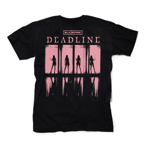 BLACKPINK - Deadline - čierne detské tričko