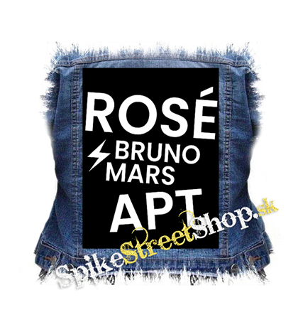ROSÉ & BRUNO MARS - APT - Motive 1  (2) - chrbtová nášivka