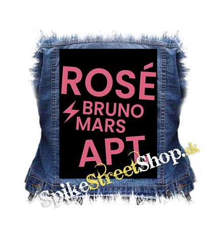 ROSÉ & BRUNO MARS - APT - Pink - chrbtová nášivka