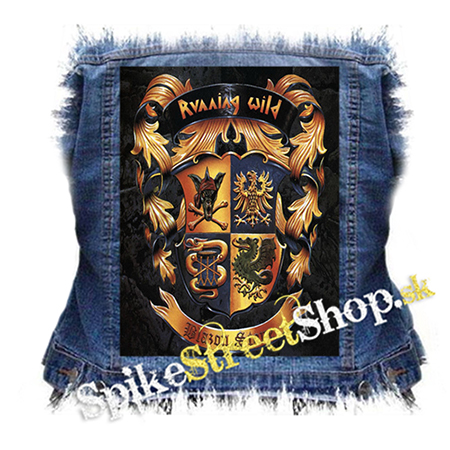 RUNNING WILD - Blazon Stone - chrbtová nášivka