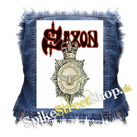 SAXON - Strong Arm of the Law - chrbtová nášivka
