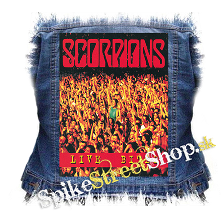 SCORPIONS - Live Bites - chrbtová nášivka