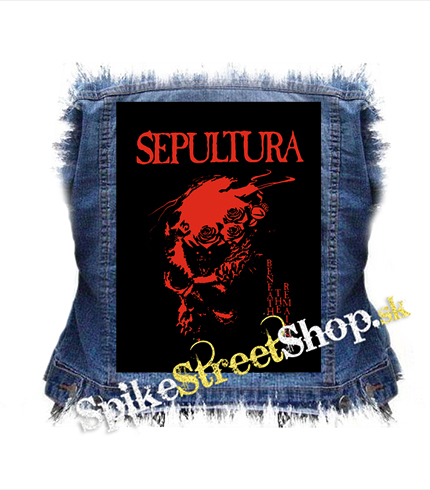 SEPULTURA - Beneath The Remains Red Motive - chrbtová nášivka