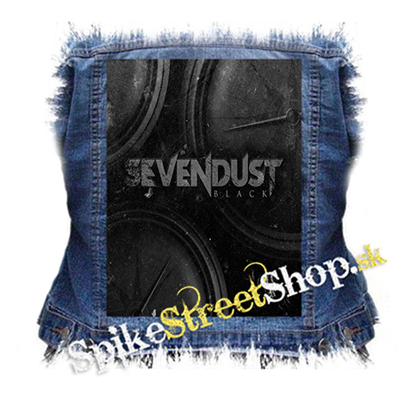SEVENDUST - Black - chrbtová nášivka