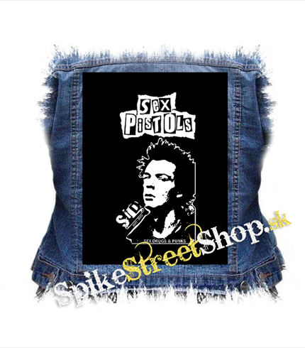 SEX PISTOLS - Sid Vicious - chrbtová nášivka