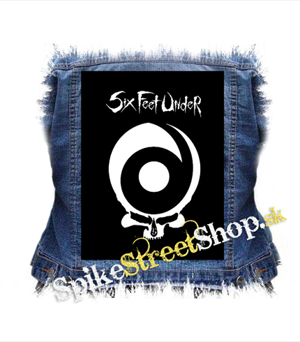 SIX FEET UINDER - Warpath Skull - chrbtová nášivka