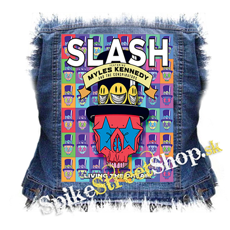 SLASH - Living the Dream - chrbtová nášivka