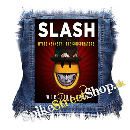 SLASH - World on Fire - chrbtová nášivka