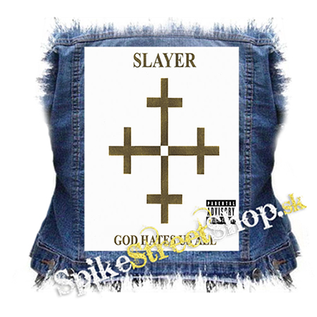 SLAYER - God Hates Us All - chrbtová nášivka