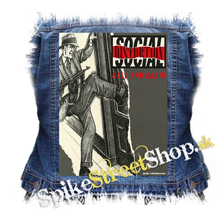 SOCIAL DISTORTION - Ball and Chain EP - chrbtová nášivka