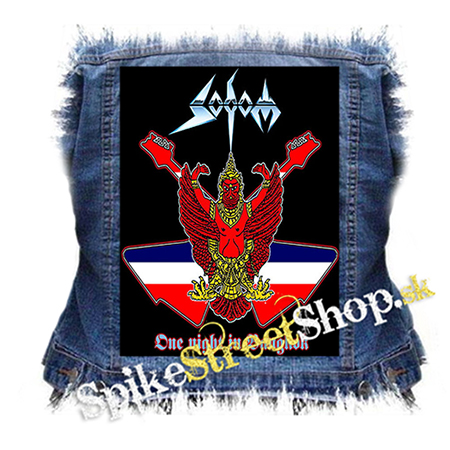SODOM - One Night in Bangkok - chrbtová nášivka