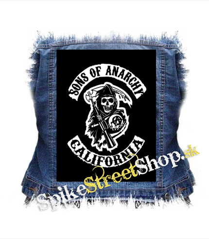 SONS OF ANARCHY - California - chrbtová nášivka