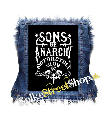SONS OF ANARCHY - Motorcycle Club - chrbtová nášivka
