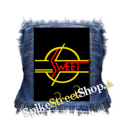 SWEET - Logo Hardrock Legend - chrbtová nášivka
