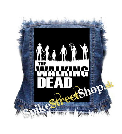 THE WALKING DEAD - Silhouette - chrbtová nášivka