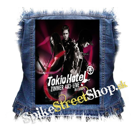 TOKIO HOTEL - Zimmer 483 - Live In Europe - chrbtová nášivka