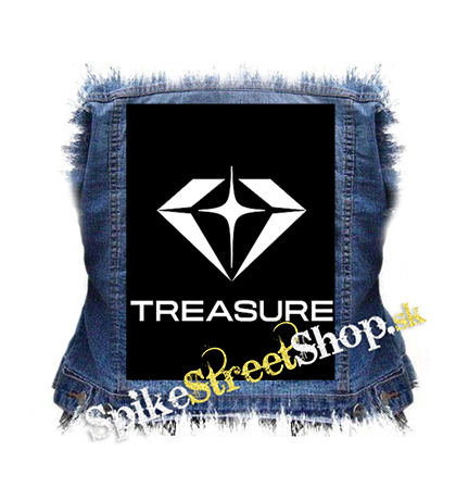 TREASURE - Logo Kpop Band - chrbtová nášivka