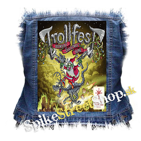 TROLLFEST - Doomsday Christmas Song - chrbtová nášivka