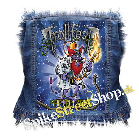 TROLLFEST - Kaptein Kaos - chrbtová nášivka
