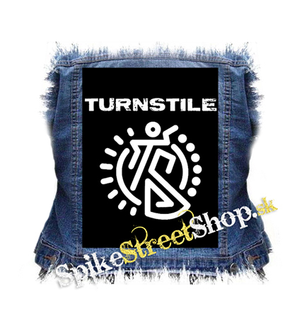 TURNSTILE - Logo Crest - chrbtová nášivka