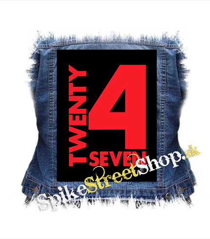TWENTY FOR SEVEN - Logo - chrbtová nášivka