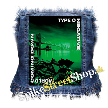 TYPE O NEGATIVE - World Coming Down - chrbtová nášivka