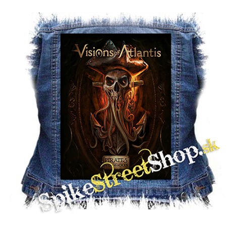 VISIONS OF ATLANTIS - Pirates over Wacken - chrbtová nášivka