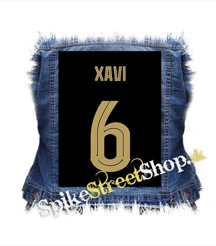 XAVI - 6 - chrbtová nášivka