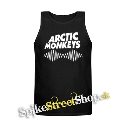 ARCTIC MONKEYS - Logo - Mens Vest Tank Top - čierne tielko