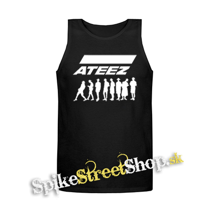 ATEEZ - Logo & Silhouette - Mens Vest Tank Top - čierne tielko