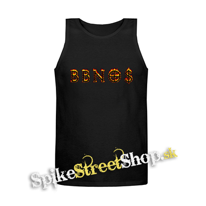BBNOS - Logo - Mens Vest Tank Top - čierne tielko