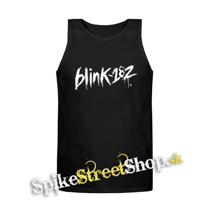 BLINK 182 - Logo - Mens Vest Tank Top - čierne tielko
