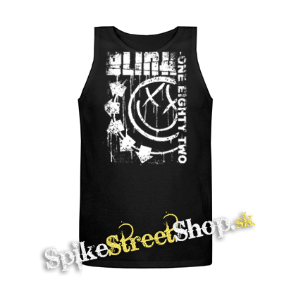 BLINK 182 - Spelled Out - Mens Vest Tank Top - čierne tielko
