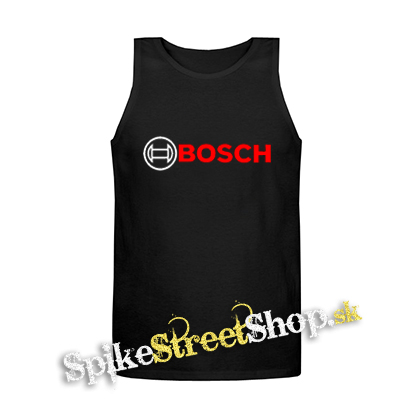 BOSCH - Logo - Mens Vest Tank Top - čierne tielko